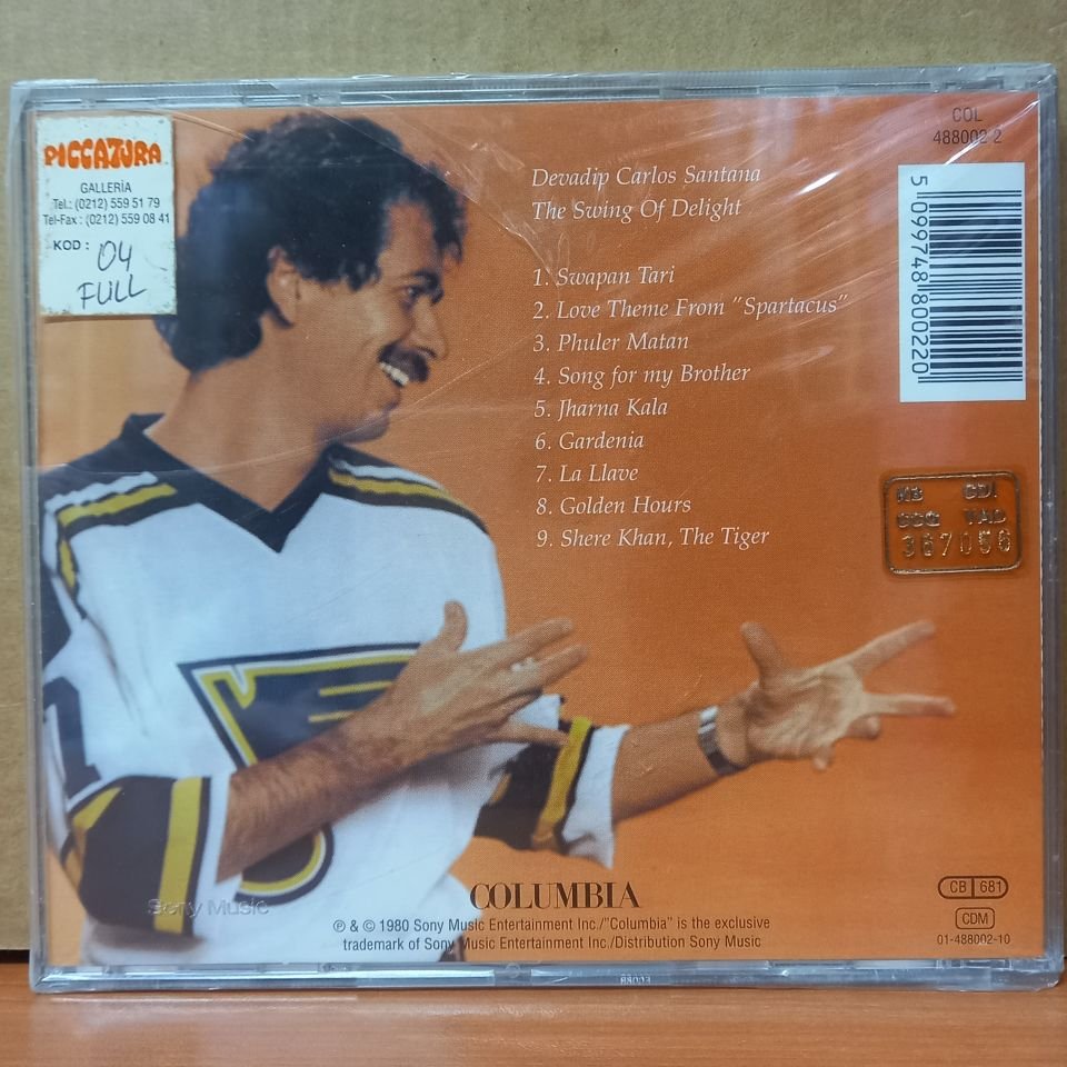 DEVADIP CARLOS SANTANA - THE SWING OF DELIGHT - CD SIFIR