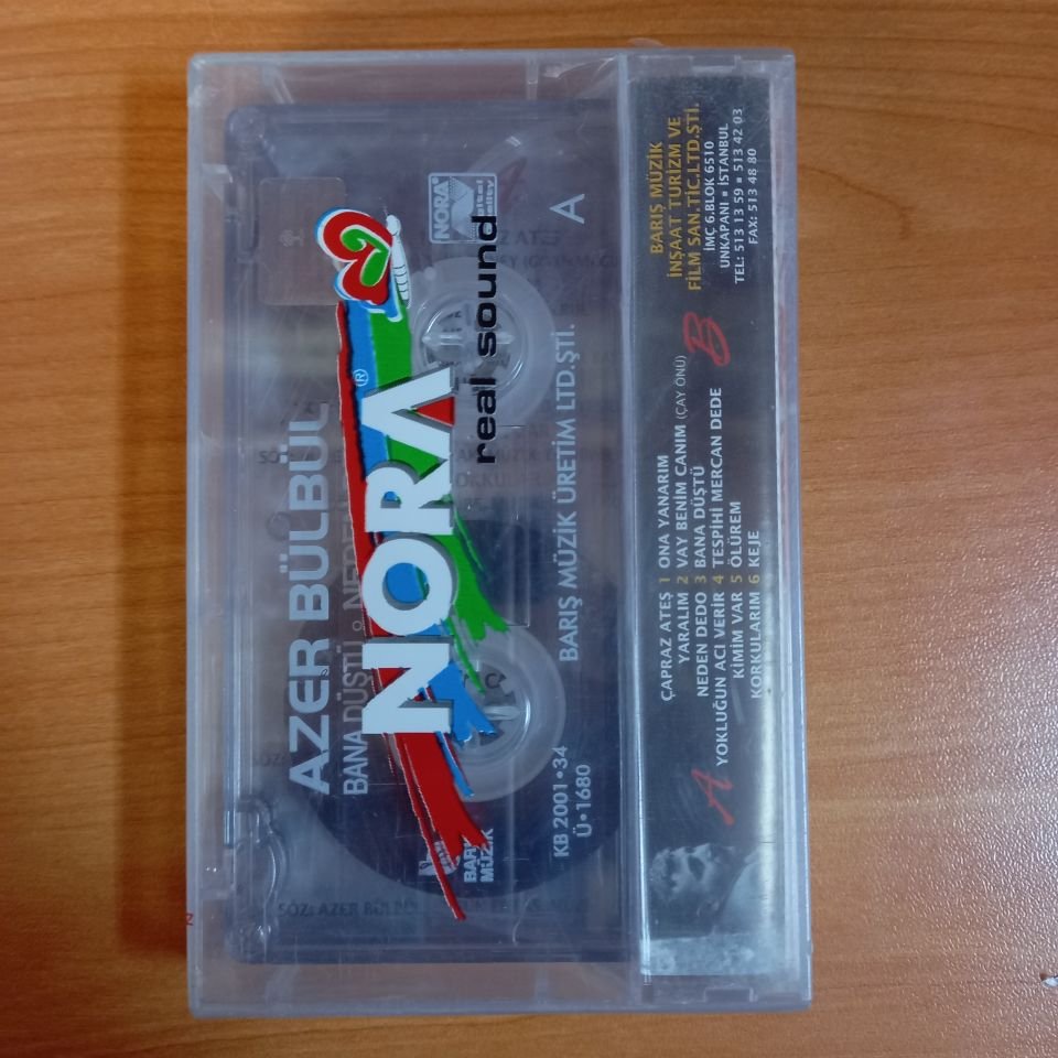 AZER BÜLBÜL - BANA DÜŞTÜ / NEDEN DEDO (2001) - KASET AMBALAJINDA SIFIR