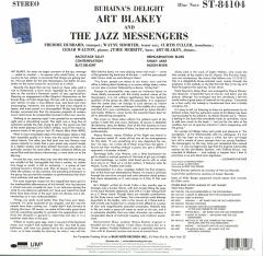ART BLAKEY & THE JAZZ MESSENGERS - BUHAINA'S DELIGHT (1963) - LP 180GR 2020 BLUE NOTE 80 SERIES SIFIR PLAK