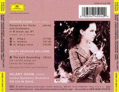 HILARY HAHN - ELGAR VIOLIN CONCERTO / VAUGHAN WILLIAMS LARK ASCENDING (2004) - CD 2.EL 2.EL