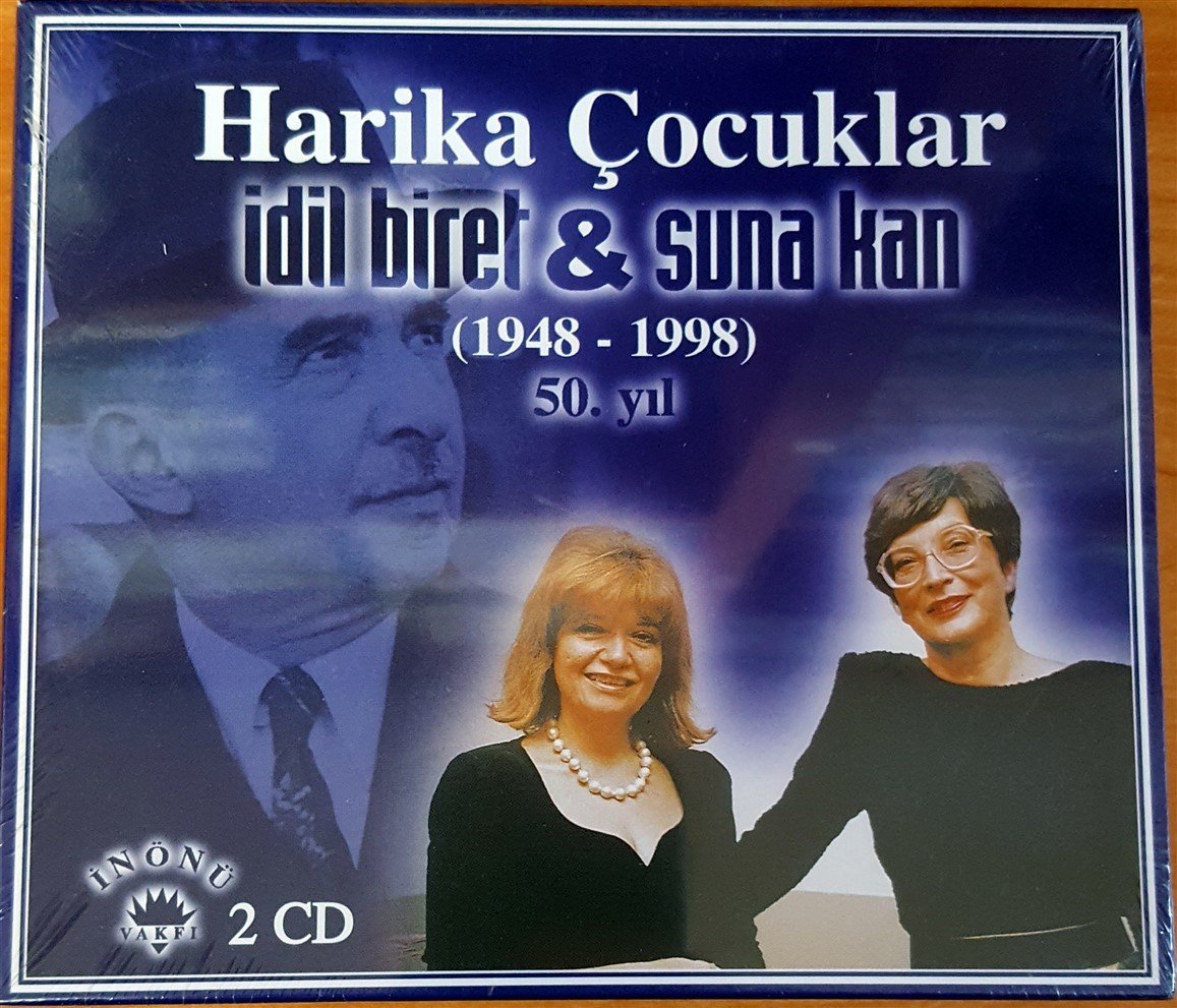 HARİKA ÇOCUKLAR / İDİL BİRET & SUNA KAN (1948 - 1998) 50. YIL / J.S. BACH, DEBUSSY, SCARLATTI 2CD SIFIR