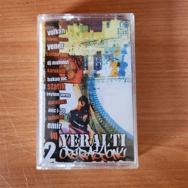 YERALTI OPERASYONU 2 / VOLKAN, ISLAMIC FORCE, YENER, DJ MAHMUT, STATİK, TATBİKAT (2001) - KASET AMBALAJINDA SIFIR