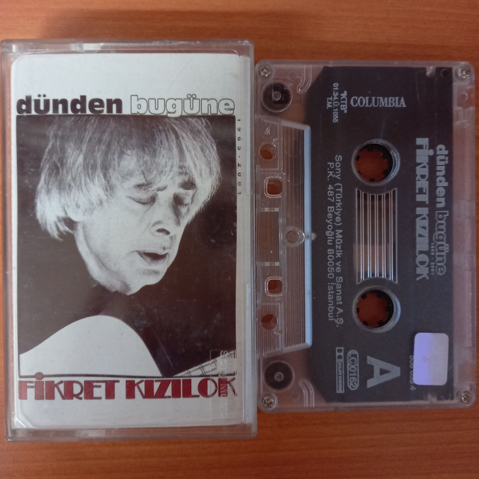 FİKRET KIZILOK - DÜNDEN BUGÜNE (2001) - KASET 2.EL
