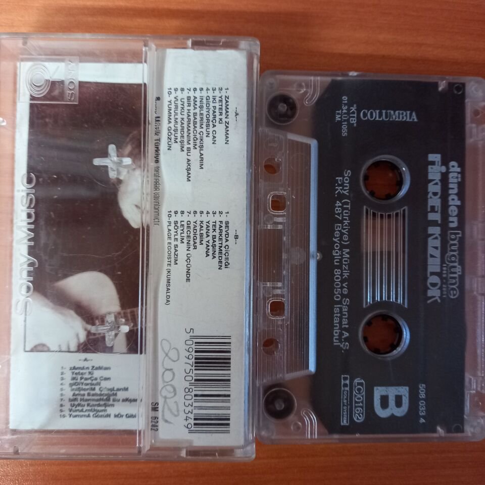 FİKRET KIZILOK - DÜNDEN BUGÜNE (2001) - KASET 2.EL
