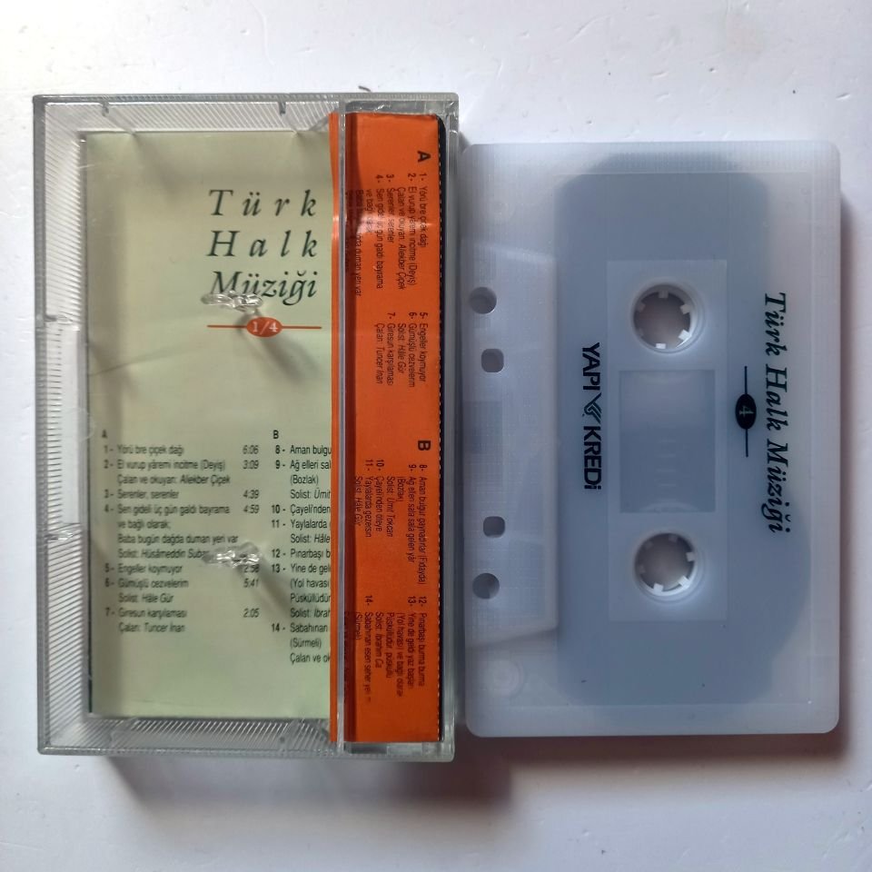 TÜRK HALK MÜZİĞİ 1/4 - KASET 2.EL