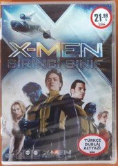 X-MEN BİRİNCİ SINIF - X-MEN FIRST CLASS - JAMES McAVOY - MICHAEL FASSBENDER - MARVEL - DVD SIFIR