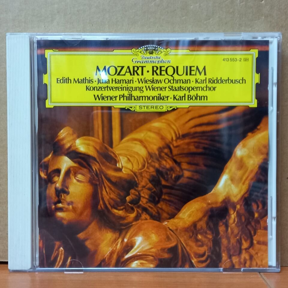 MOZART - REQUIEM / EDITH MATHIS, JULIA HAMARI, WIESLAW OCHMAN, KARL RIDDERBUSCH, KONZERTVEREINIGUNG WIENER STAATSOPERNCHOR - CD 2.EL