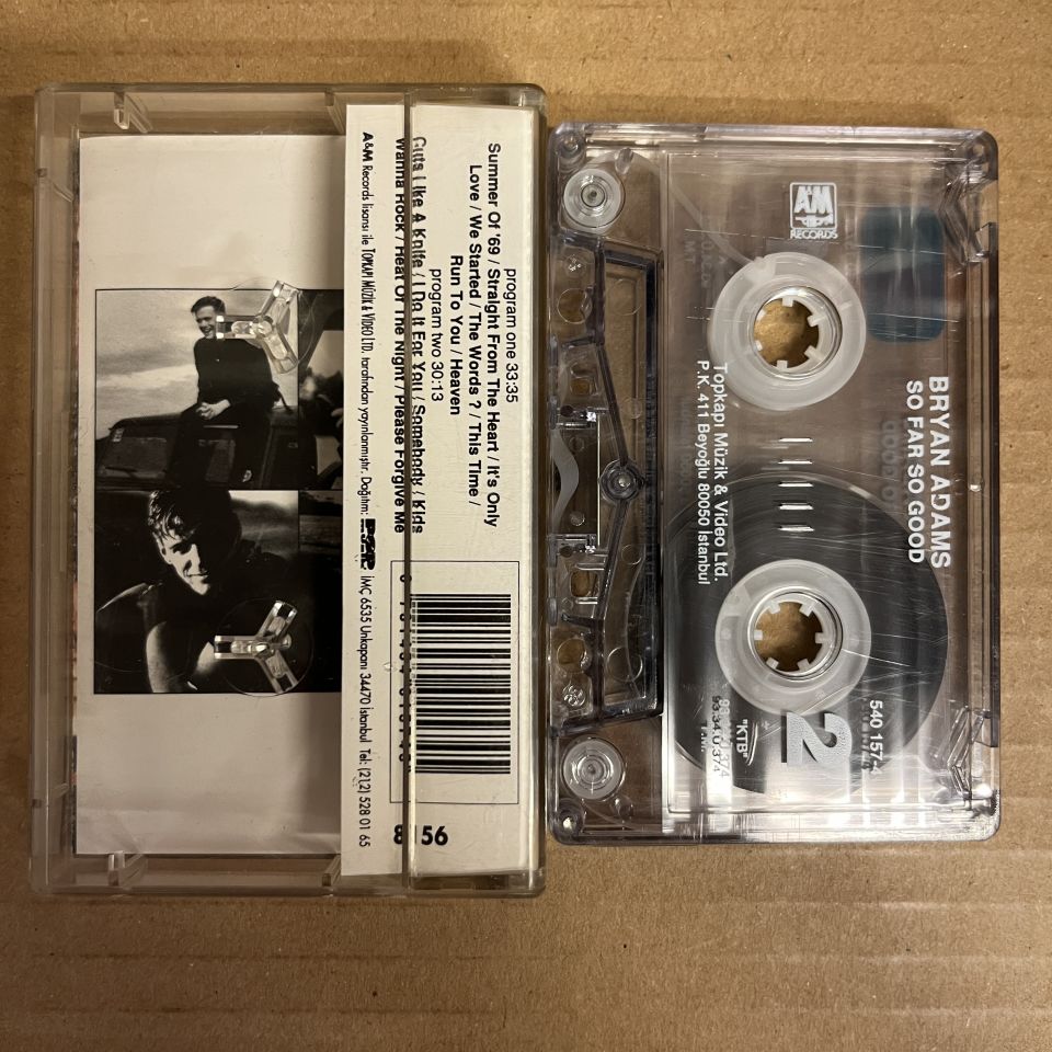 BRYAN ADAMS - SO FAR SO GOOD (1993) - KASET 2.EL