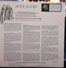 HOUSE OF THE LORD - THE ROGER WAGNER CHORALE - PLAK 2.EL