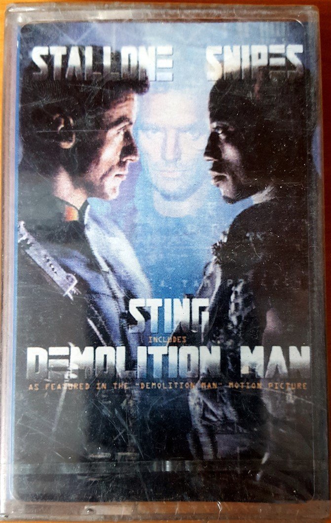 DEMOLITION MAN - SOUNDTRACK STING (1993) TOPKAPI CASSETTE MADE IN TURKEY ''NEW''