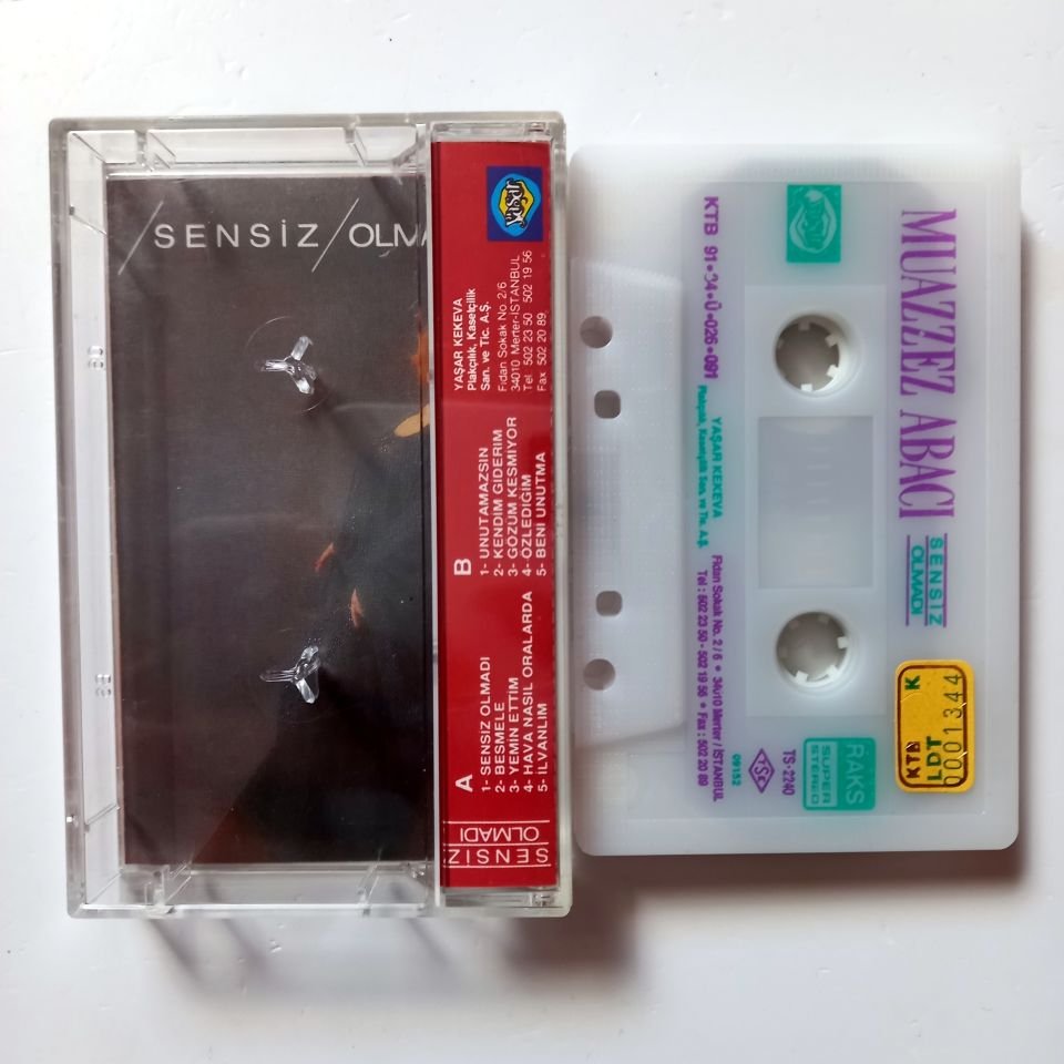 MUAZZEZ ABACI - SENSİZ OLMADI (1991) - KASET 2.EL
