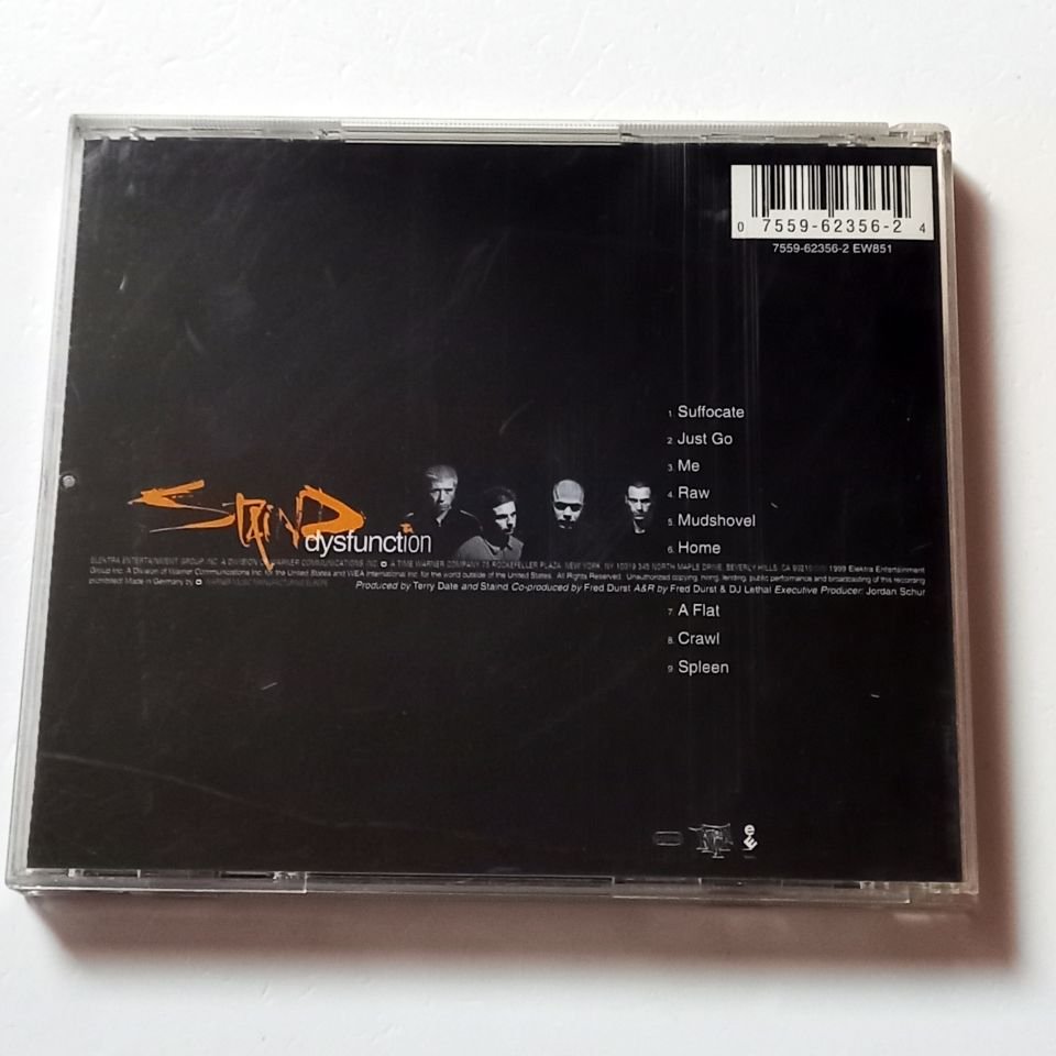 STAIND – DYSFUNCTION (1999) - CD 2.EL
