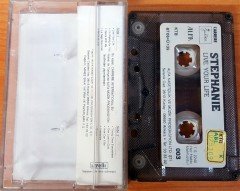 STEPHANIE - LIVE YOUR LIFE (1987) ALFA CASSETTE MADE IN TURKEY ''USED'' PAPER LABEL