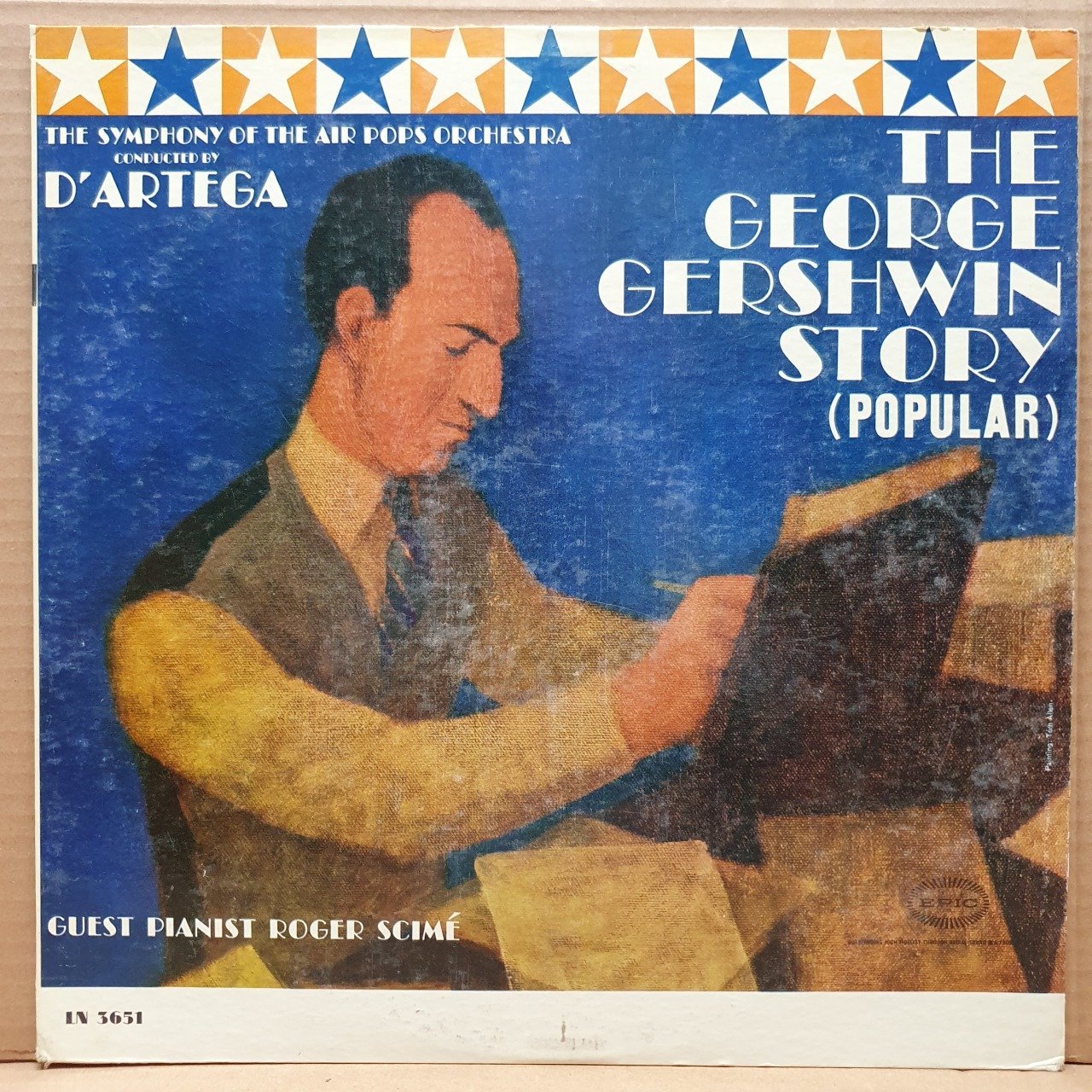 THE GEORGE GERSHWIN STORY [POPULAR] / D'ARTEGA - LP 2.EL PLAK