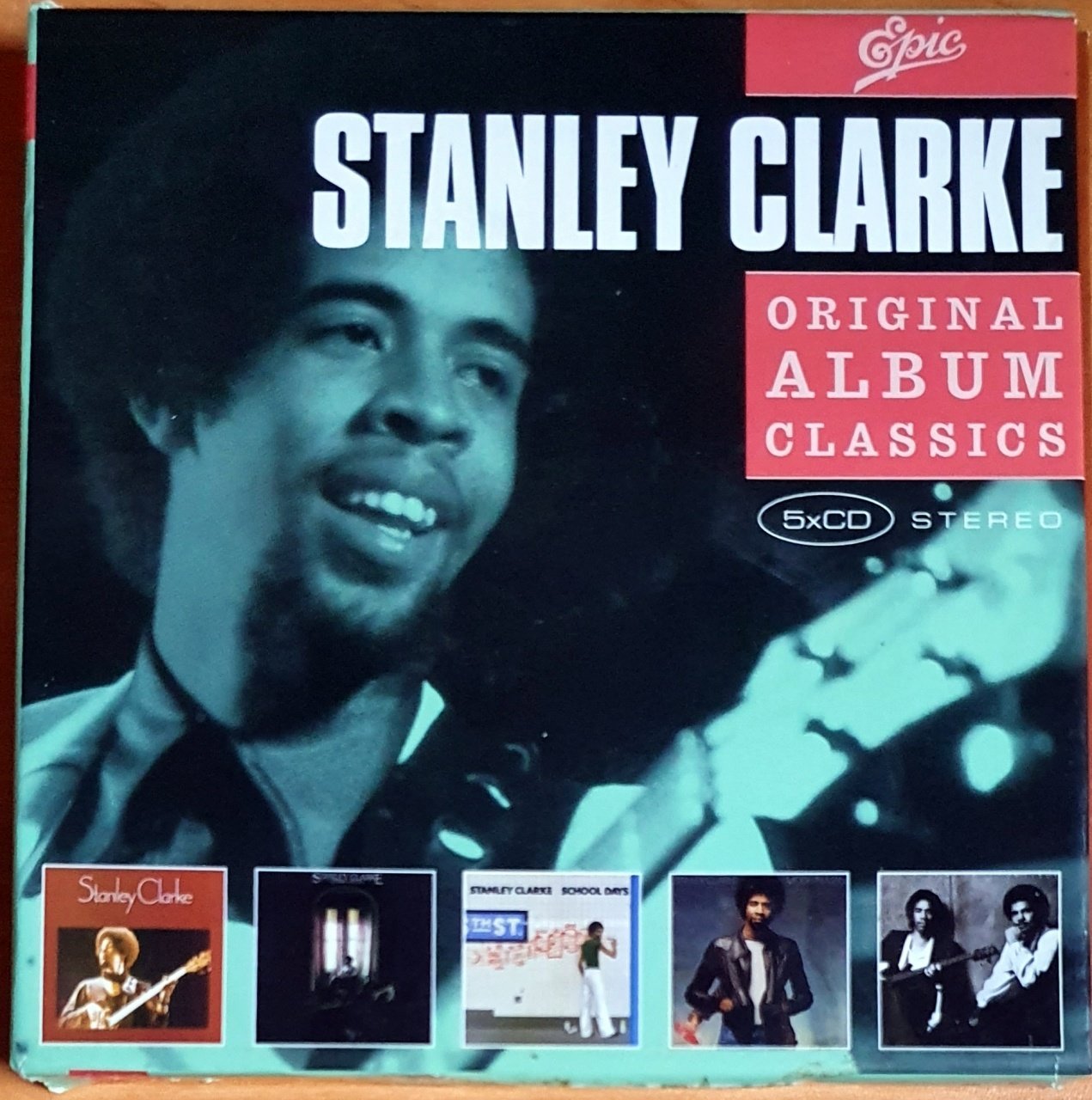 STANLEY CLARKE / ORIGINAL ALBUM CLASSICS / STANLEY CLARKE, JOURNEY TO LOVE, SCHOOL DAYS, MODERN MAN, CLARKE/DUKE PROJECT (2007) - 5CD 2.EL