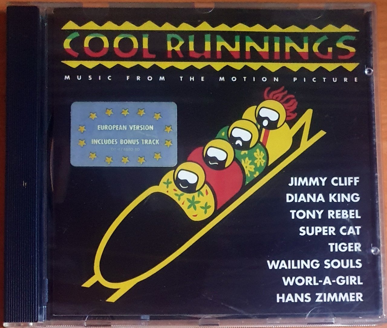 COOL RUNNINGS SOUNDTRACK / JIMMY CLIFF, DIANA KING, TONY REBEL, SUPER CAT, TIGER, HANS ZIMMER (1993) - CD 2.EL