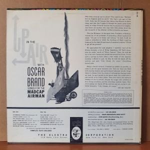 OSCAR BRAND - UP IN THE AIR / SONGS FOR THE MADCAP AIRMAN (1960) - LP 2.EL PLAK