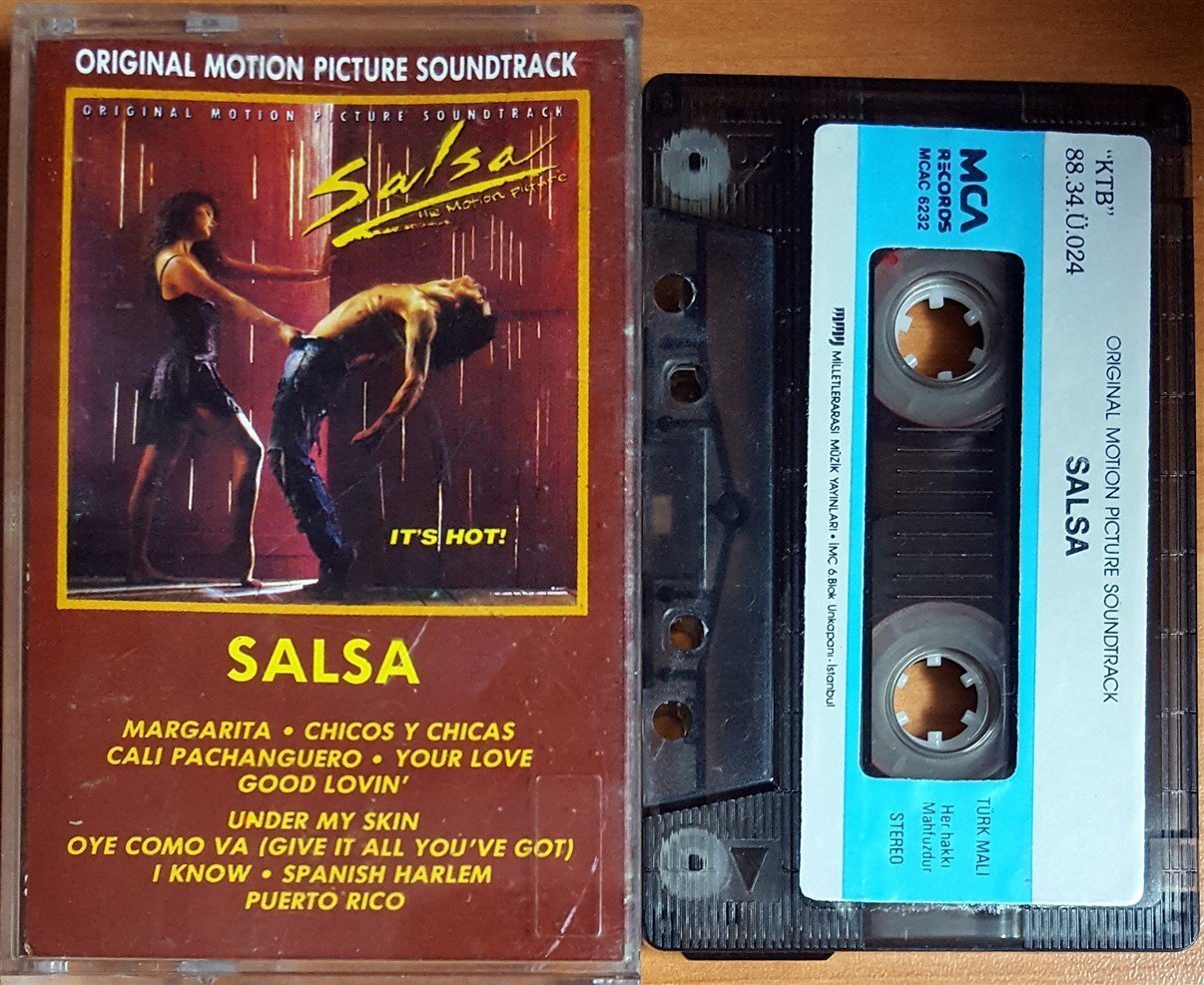 SALSA SOUNDTRACK / WILKINS, KENNY ORTEGA, ROBBY ROSA, TITO PUENTE, BOBBY CALDWELL (1988) MMY KASET 2.EL