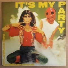 DAVE STEWART & BARBARA GASKIN - IT'S MY PARTY / WAITING IN THE WINDS - 7'' 45 DEVİR 2.EL PLAK