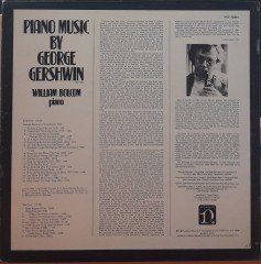 WILLIAM BOLCOM - PIANO MUSIC BY GEORGE GERSHWIN - PLAK 2.EL