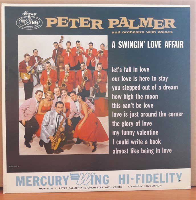 PETER PALMER - A SWINGIN' LOVE AFFAIR - LP 2.EL PLAK