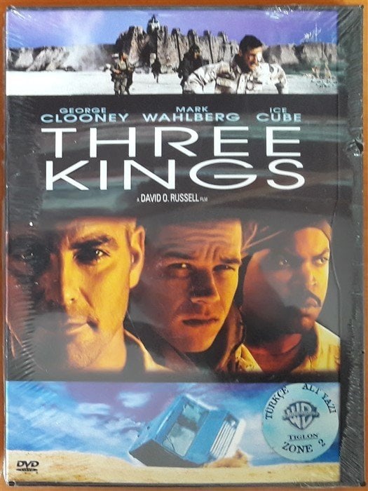 THREE KINGS - GEORGE CLOONEY - MARK WAHLBERG - ICE CUBE - SNAP CASE DVD SIFIR