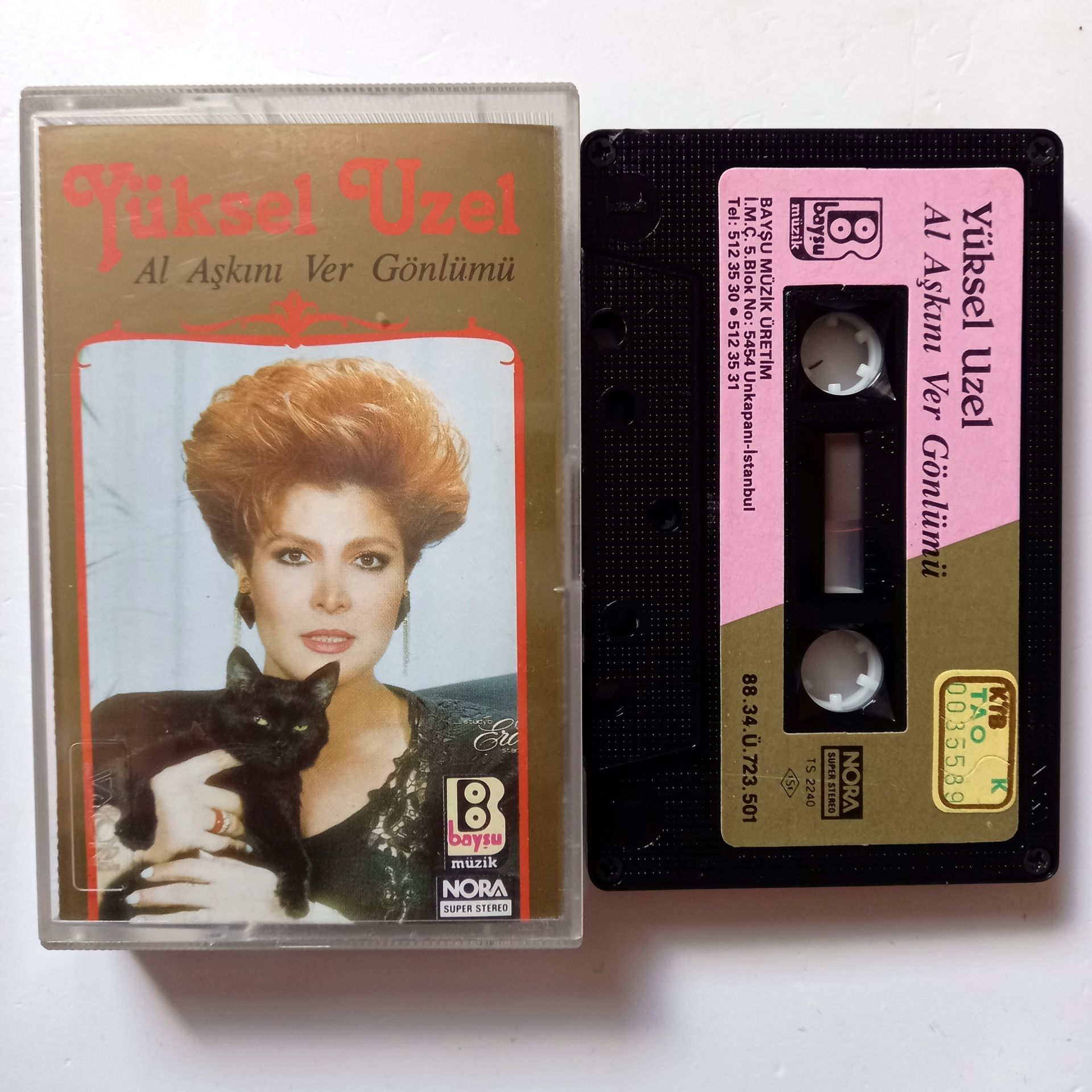 YÜKSEL UZEL - AL AŞKINI VER GÖNLÜMÜ (1988) - KASET 2.EL