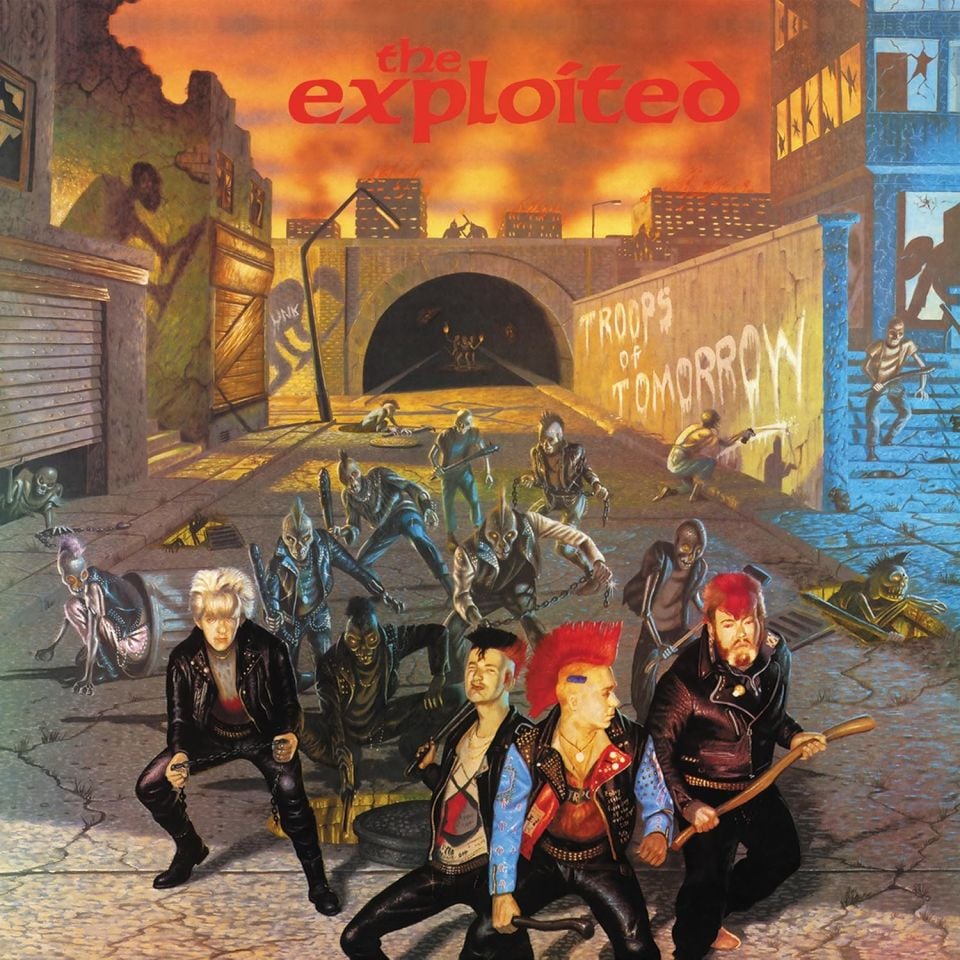 THE EXPLOITED - TROOPS OF TOMORROW (1982) - LP PUNK ROCK 2024 EDITION SIFIR PLAK