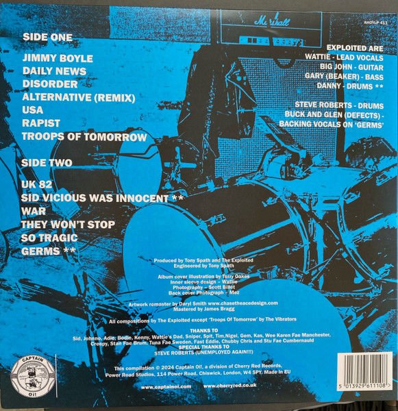 THE EXPLOITED - TROOPS OF TOMORROW (1982) - LP PUNK ROCK 2024 EDITION SIFIR PLAK