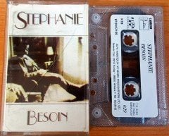 STEPHANIE - BESOIN (1987) ALFA CASSETTE MADE IN TURKEY ''USED'' PAPER LABEL