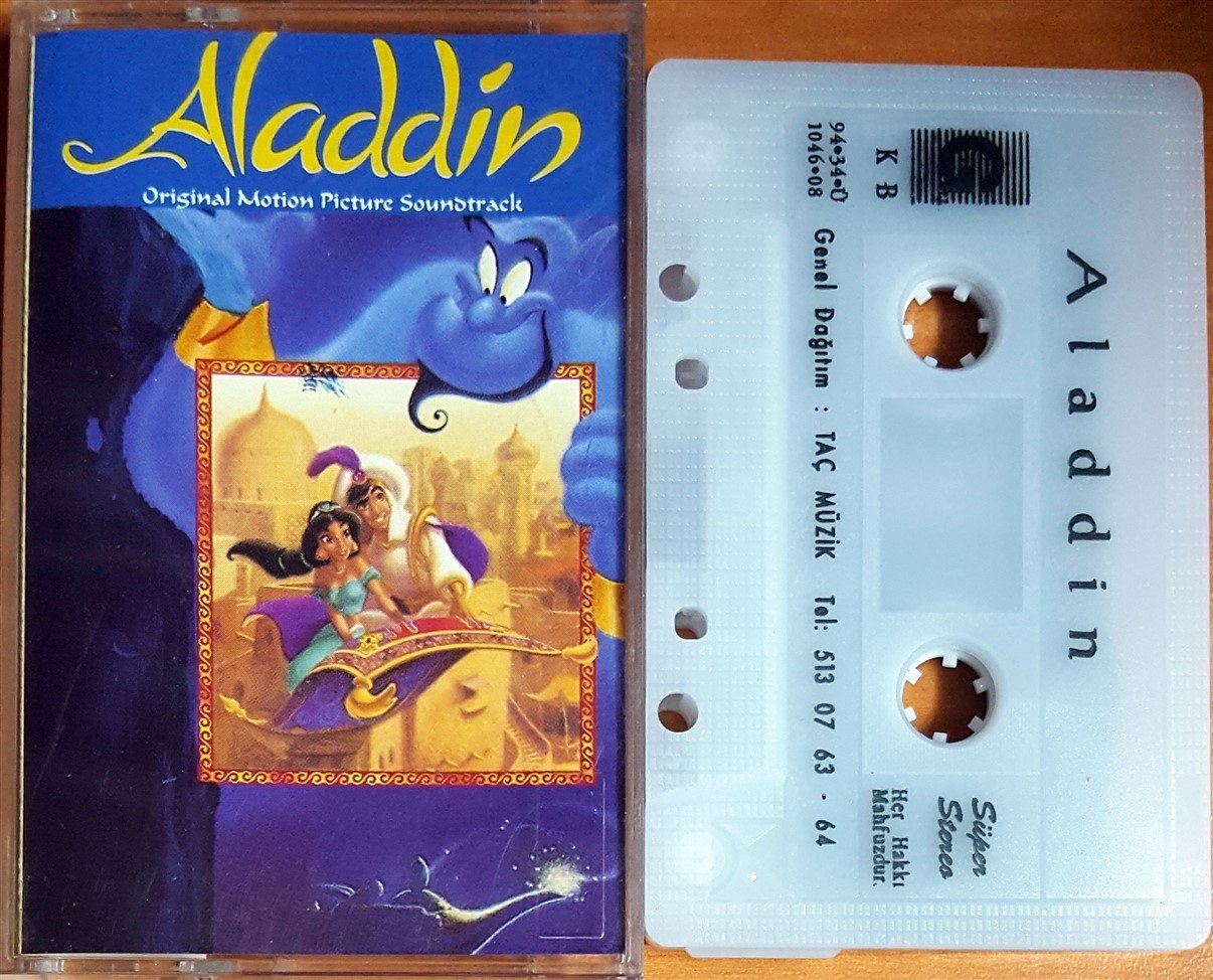 ALADDIN SOUNDTRACK (1994) GİRİT MÜZİK KASET 2.EL