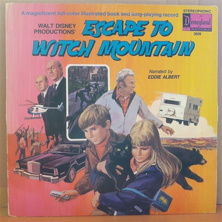 ESCAPE TO WITCH MOUNTAIN (1975) - WALT DISNEY - LP PLAK 2.EL