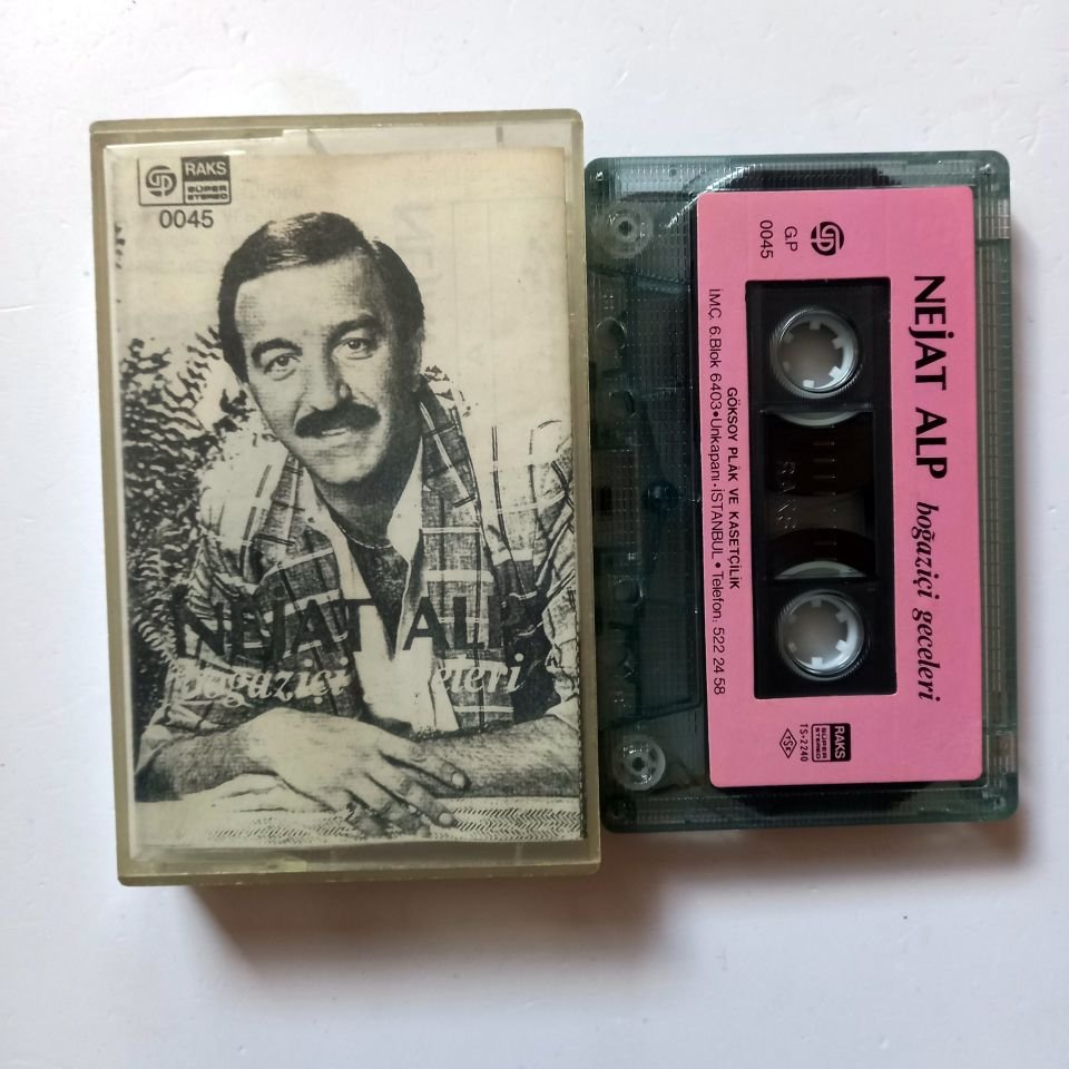 NEJAT ALP - BOĞAZİÇİ GECELERİ - KASET 2.EL KAPAK FOTOKOPİ