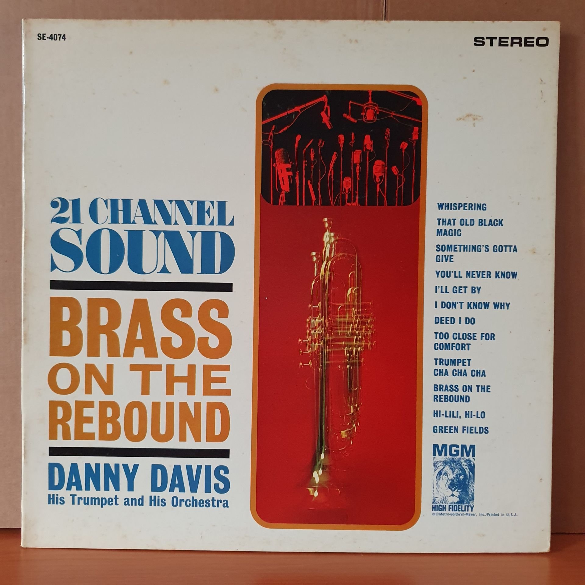 DANNY DAVIS HIS TRUMPET AND HIS ORCHESTRA - 21 CHANNEL SOUND / BRASS ON THE REBOUND (1963) - LP 2.EL PLAK