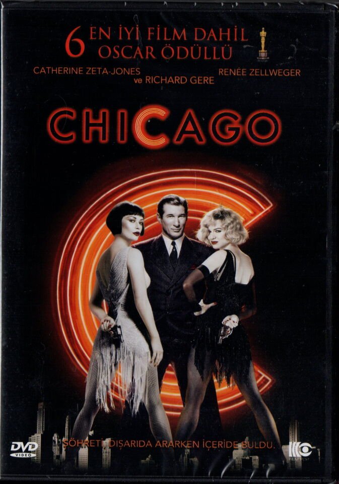 CHICAGO - CATHERINE ZETA-JONES - RICHARD GERE - RENÉE ZELLWEGER - DVD AMBALAJINDA SIFIR