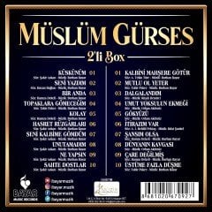 MÜSLÜM GÜRSES - KÜSKÜNÜM + MUTLU OL YETER / 2'Lİ BOX - 2CD DIGIPACK SIFIR