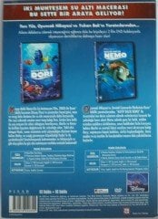 KAYIP BALIK DORI FINDING DORI / KAYIP BALIK NEMO FINDING NEMO - DISNEY PIXAR ANİMASYON - 2DVD KUTU 2.EL DVD 2.EL