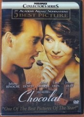 CHOCOLAT - JULIETTE BINOCHE - JOHNNY DEPP - LENA OLIN - DVD 2.EL 1. BÖLGE TR ALTYAZI YOKTUR