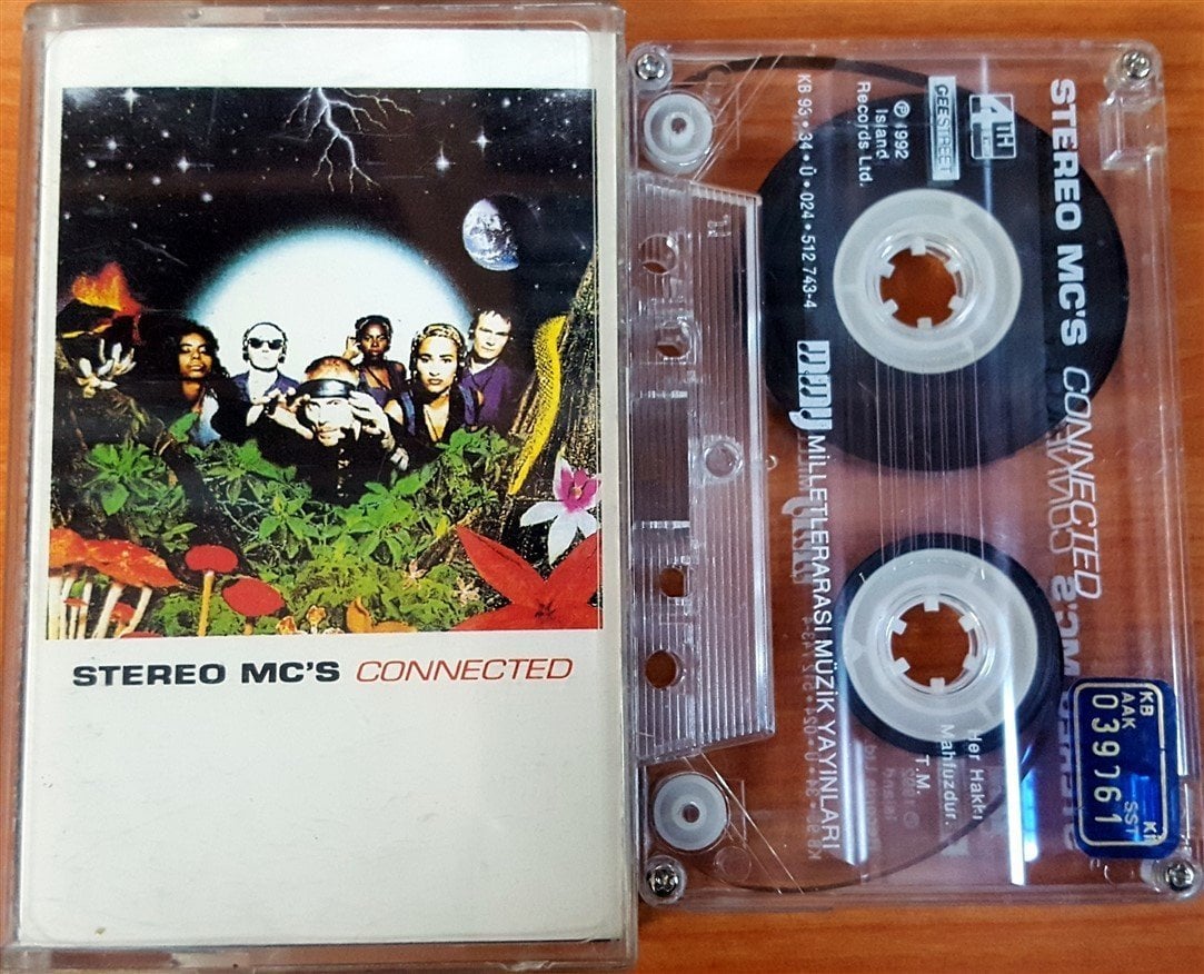 STEREO MC'S - CONNECTED (1993) MMY CASSETTE MADE IN TURKEY ''USED''