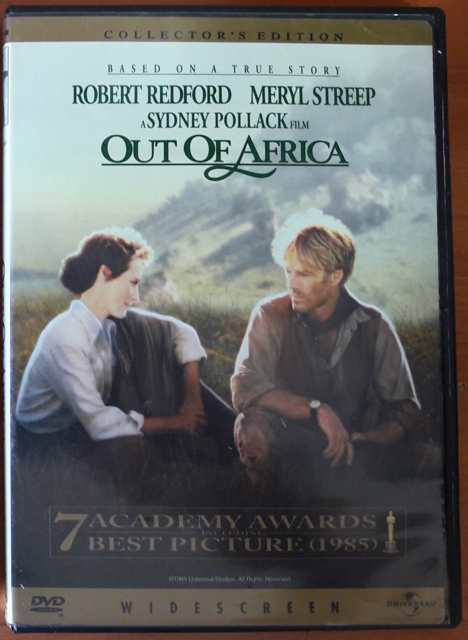 OUT OF AFRICA - ROBERT REDFORD - MERYL STREEP - SYDNEY POLLACK - DVD 2.EL 1. BÖLGE TR ALTYAZI YOKTUR