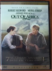 OUT OF AFRICA - ROBERT REDFORD - MERYL STREEP - SYDNEY POLLACK - DVD 2.EL 1. BÖLGE TR ALTYAZI YOKTUR