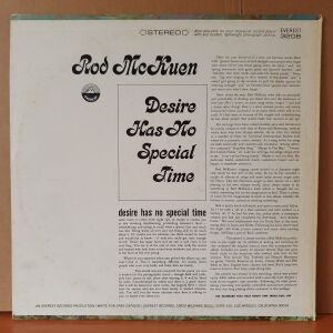ROD MCKUEN - DESIRE HAS NO SPECIAL TIME (1970) - LP 2.EL PLAK