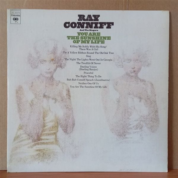 RAY CONNIFF AND THE SINGERS – YOU ARE THE SUNSHINE OF MY LIFE (1973) - LP 2.EL PLAK