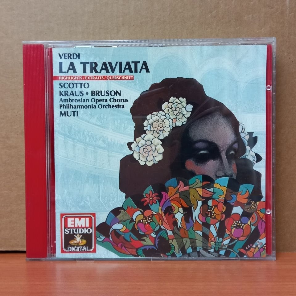 VERDI - LA TRAVIATA / SCOTTO, KRAUS, BRUSON,MUTI (1987) - CD 2.EL