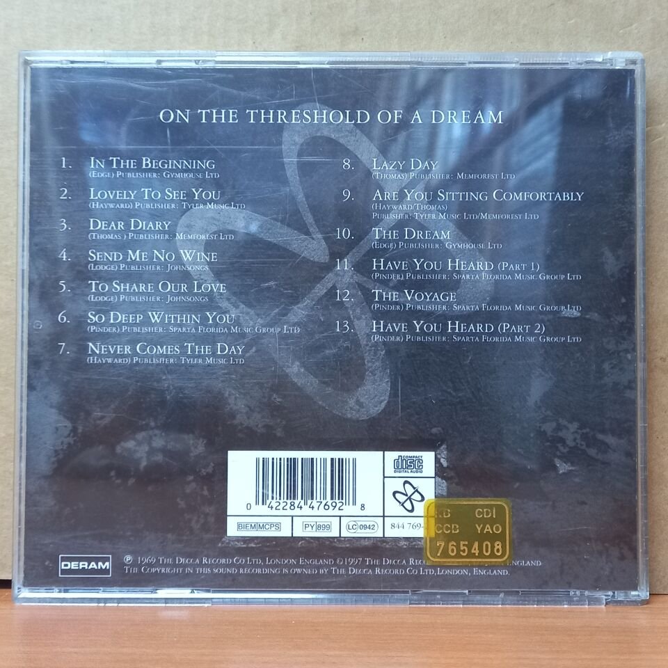 THE MOODY BLUES - ON THE THRESHOLD OF A DREAM (1997) - CD 2.EL