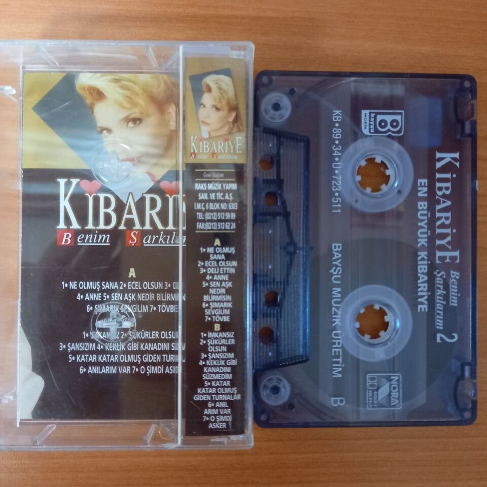 KİBARİYE - BENİM ŞARKILARIM 2 / EN BÜYÜK KİBARİYE (1989) - KASET 2.EL