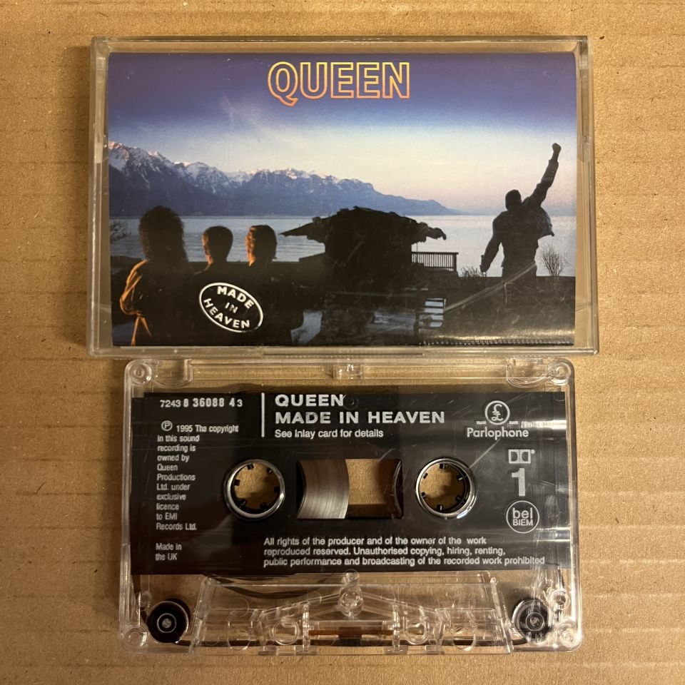 QUEEN - MADE IN HEAVEN (1995) - İNGİLTERE BASKI KASET 2.EL
