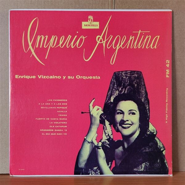 IMPERIO ARGENTINA / ENRIQUE VIZCAINO Y SU ORQUESTA - LP 2.EL PLAK