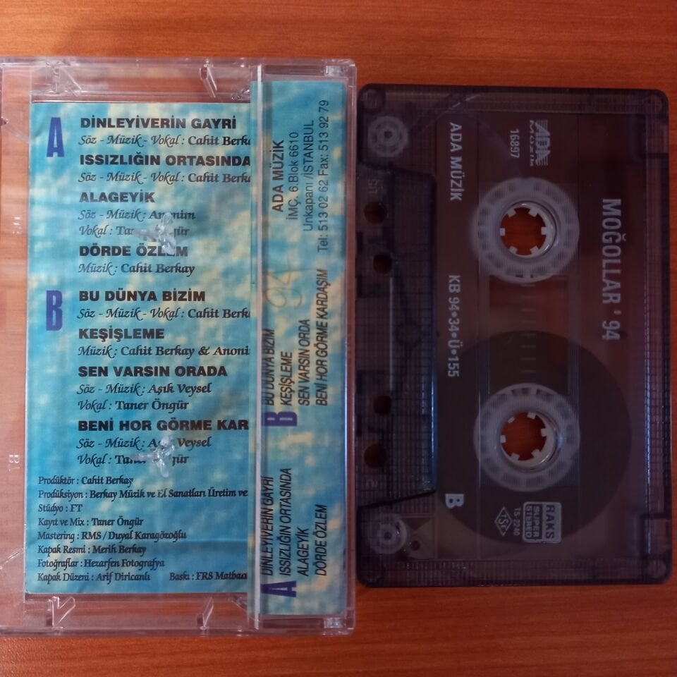 MOĞOLLAR - MOĞOLLAR '94 (1994) - KASET 2.EL