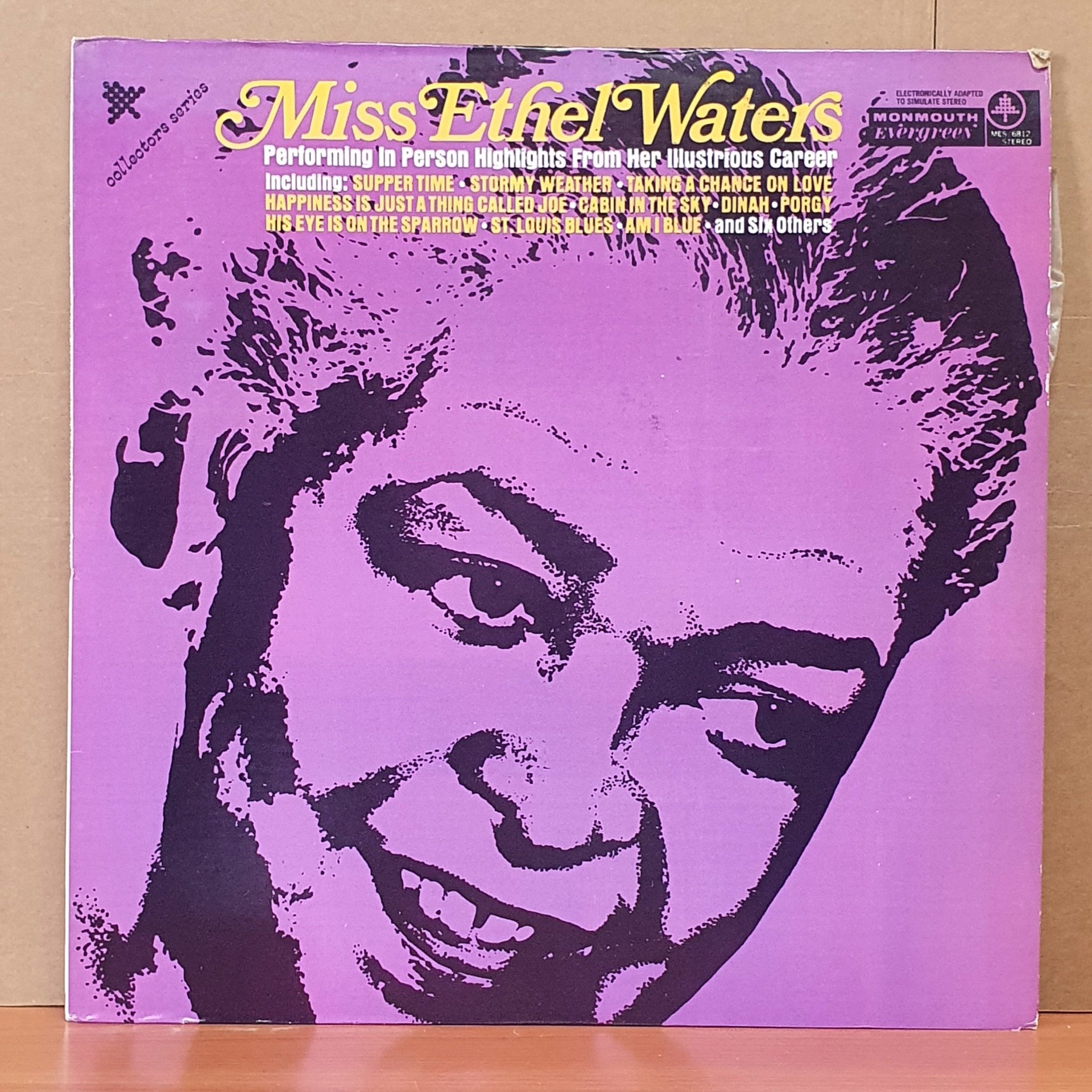 MISS ETHEL WATERS - PERFORMING IN PERSON HIGHLIGHTS FROM HER ILLUSTRIOUS CAREER (1972) - LP 2.EL PLAK